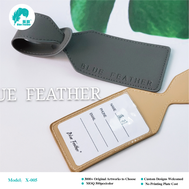 PU luggage boarding pass