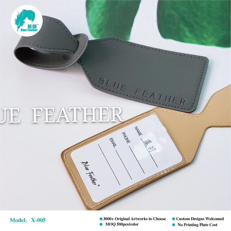 PU luggage boarding pass