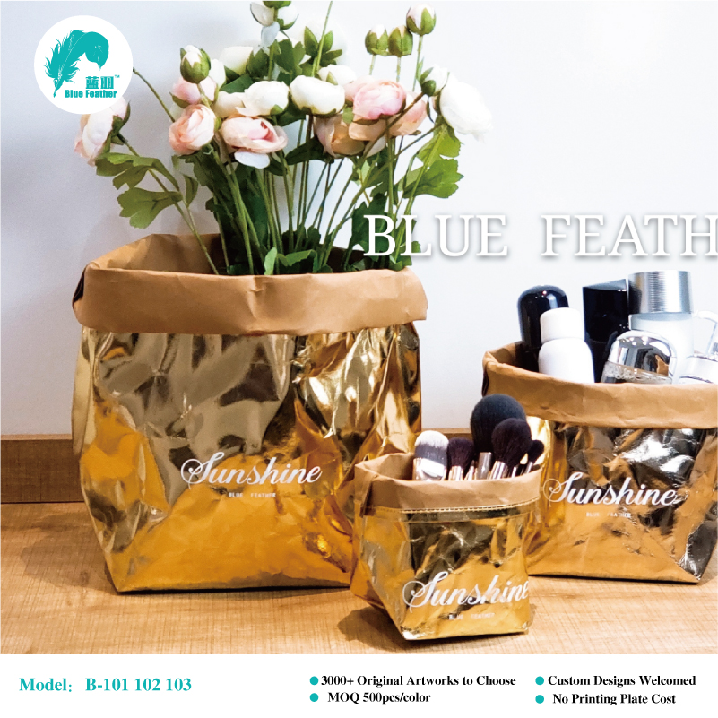 Kraft paper storage bag
