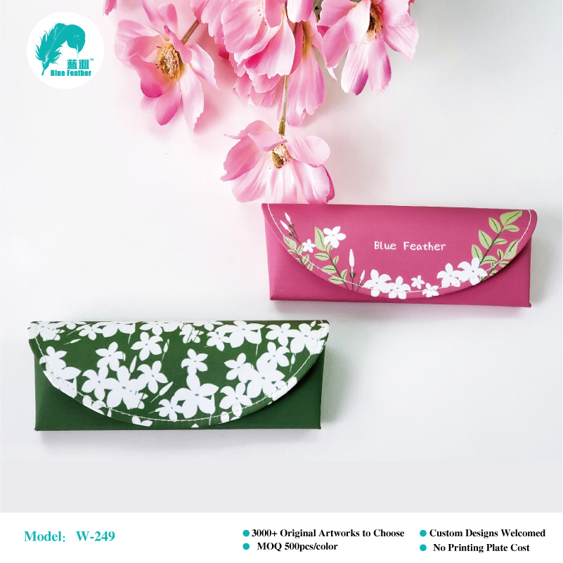 New digital printed handmade glasses case