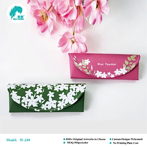 New digital printed handmade glasses case