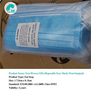 Non-Woven 3-Ply Disposable Face Mask (Non Surgical)