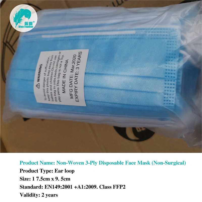 Non-Woven 3-Ply Disposable Face Mask (Non Surgical)
