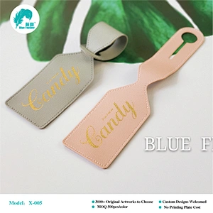 PU luggage boarding pass