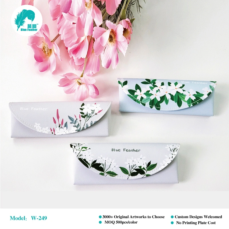 New digital printed handmade glasses case