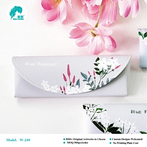 New digital printed handmade glasses case