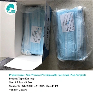 Non-Woven 3-Ply Disposable Face Mask (Non Surgical)