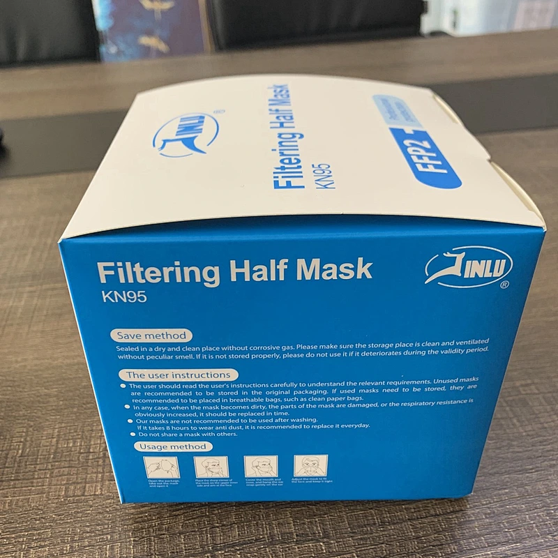 Disposable Half Filtering Mask  -FFP2  ( Non-Medical ) With CE