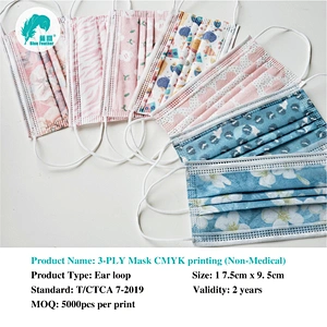 Disposable Protective  Face mask-colorful