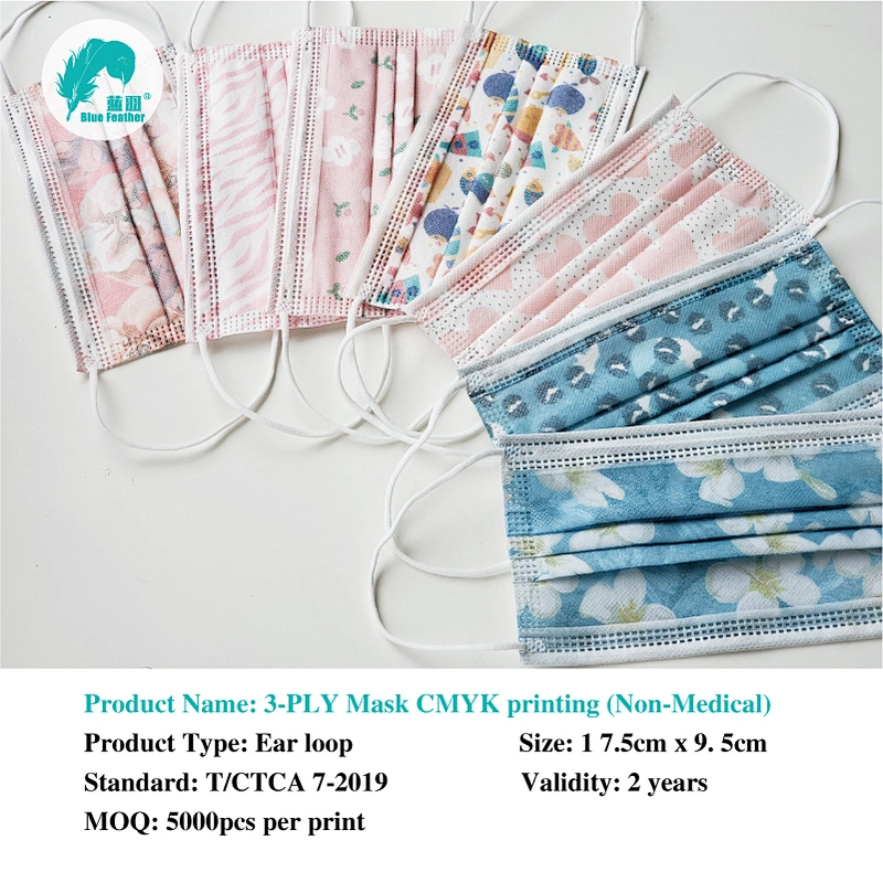 Disposable Protective  Face mask-colorful