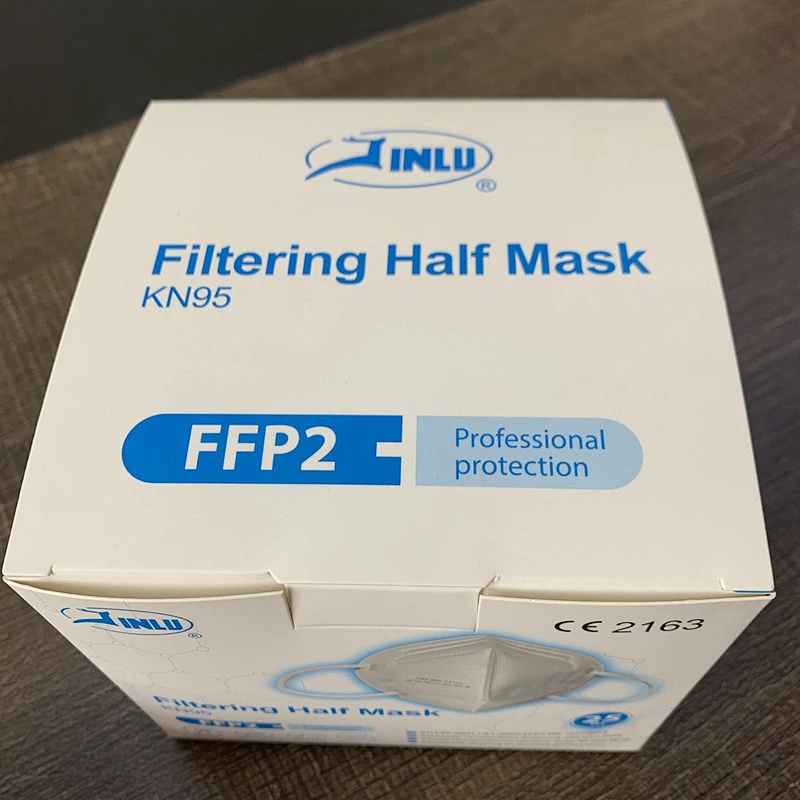 Disposable Half Filtering Mask  -FFP2  ( Non-Medical ) With CE
