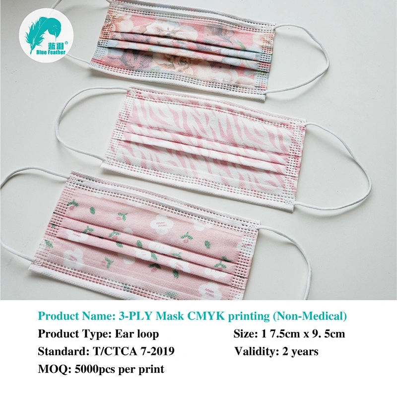 Disposable Protective  Face mask-colorful