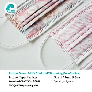 Disposable Protective  Face mask-colorful