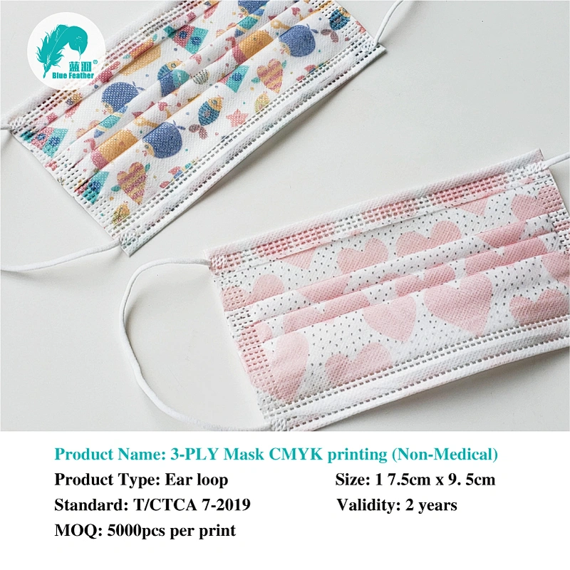 Disposable Protective  Face mask-colorful