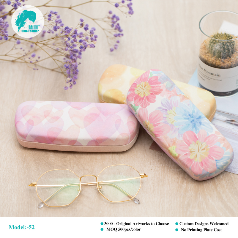New clean & simple style glasses case