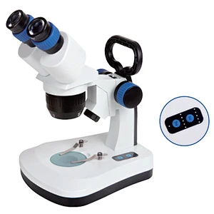 Stereomicroscopio, 1x2x/1x3x/2x4x, testa ruotata