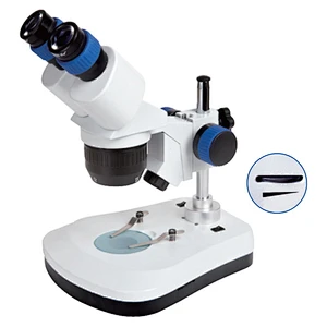 Stereomicroscopio, 1x2x/1x3x/2x4x, testa ruotata