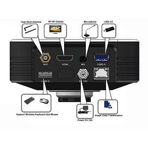 Cámara digital 4K 5G WIFI+HDMI+USB3.0+Gigabit Ethernet, 8.0M