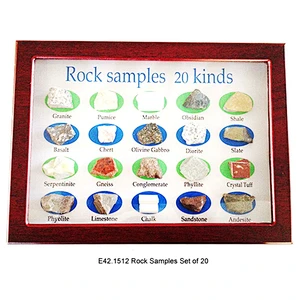 Rock Samples Set med 20 st