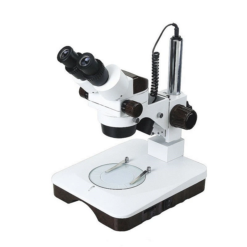 Stereomicroscopio con zoom 0,7x-4,5x