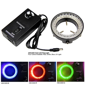 Anillo de luz LED de color, 60 LED