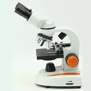 Microscopio biologico per studenti, binoculare, doppia luce a LED