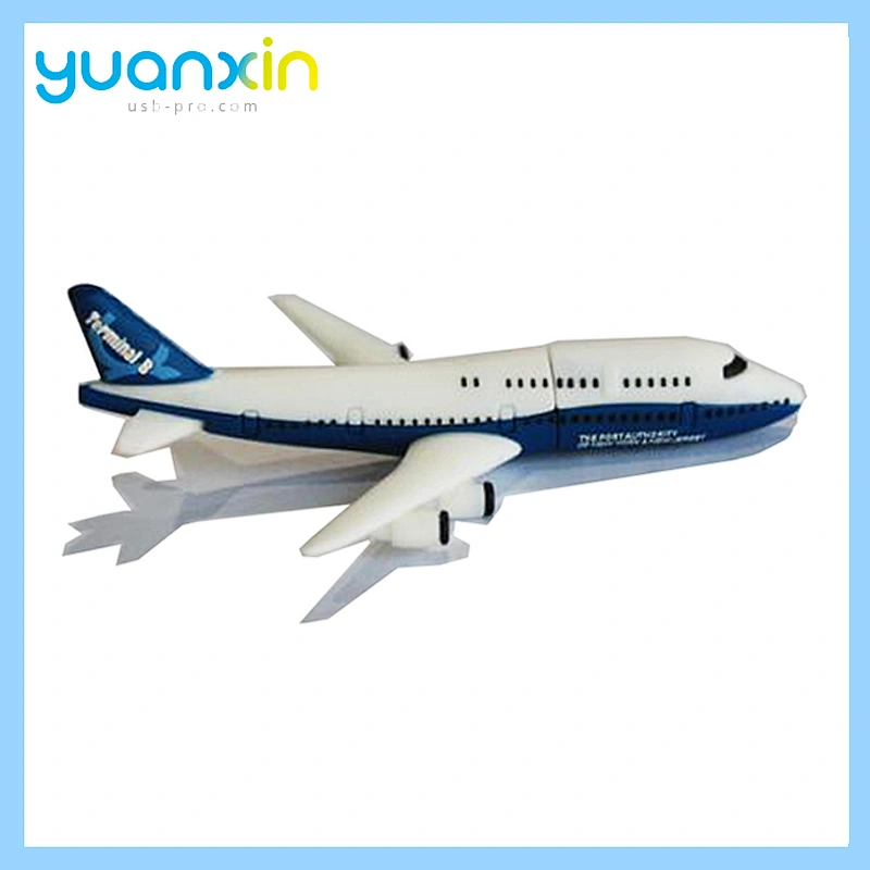 Custom Airplane Usb Stick High Speed Usb Flash Soft Pvc Memory Stick