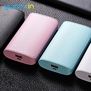6000mAh ABS black and white blue power bank
