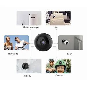 Mini Cameras WiFi HD Surveillance Camera Motion Detection IR Night Version 1080P / 720P / 640P / 320P Nanny Security Camera 160 ° Wide Angle Monitor for IOS / Android