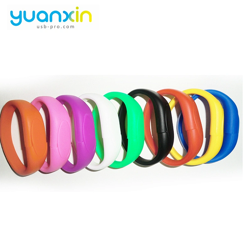 New Design multiple Colour Silicone Bracelet USB Flash Drive