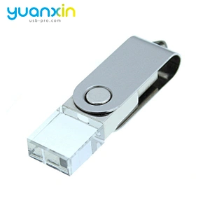 High quality bulk wholesale custom gold crystal usb drive