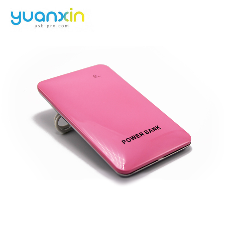 High Quality Credit Card Slim pokemon go Power Bank 4000Mah