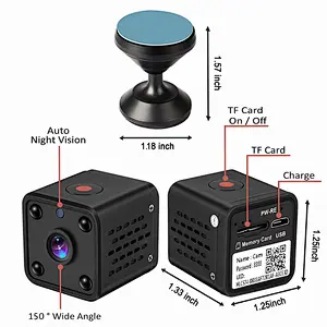 Mini Cameras WiFi HD Surveillance Camera Motion Detection IR Night Version 1080P / 720P / 640P / 320P Nanny Security Camera 160 ° Wide Angle Monitor for IOS / Android