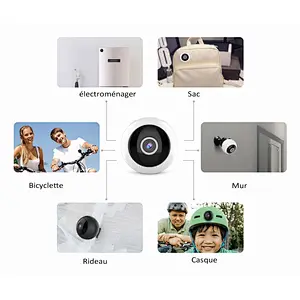 Mini Cameras WiFi HD Surveillance Camera Motion Detection IR Night Version 1080P / 720P / 640P / 320P Nanny Security Camera 160 ° Wide Angle Monitor for IOS / Android