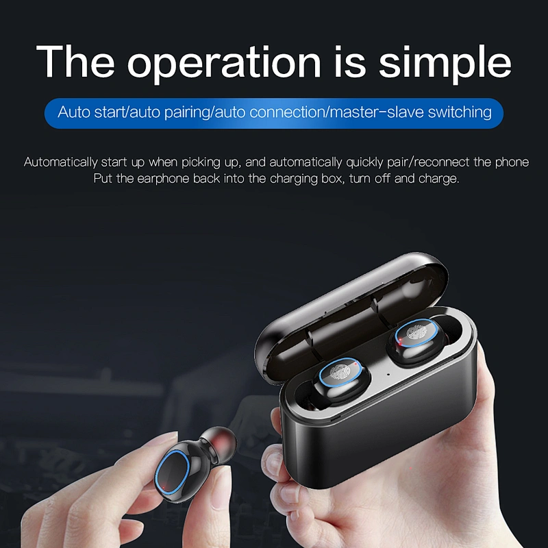 Long Standby Time Sport Mini True Neck Wireless Bluetooth Earphone