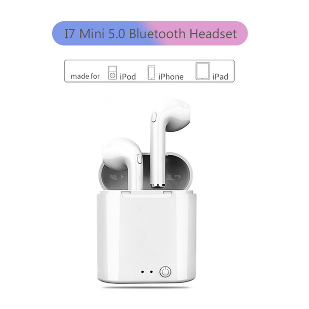 Binaural Music Bluetooth Sport Mini Earphone Wireless