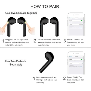 Wireless Binaural Music Mini Sport Invisible Earphone Bluetooth