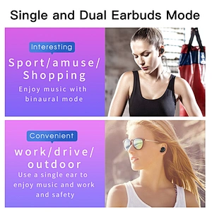 Decorator Bone Conduction Neckband Bluetooth Earphone
