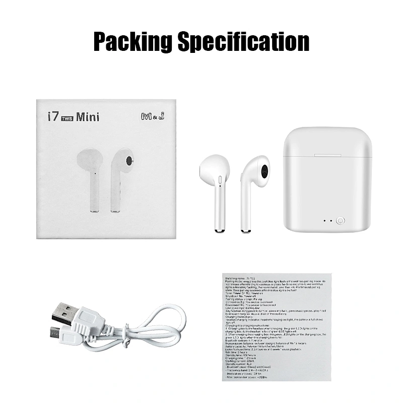 Binaural Music Bluetooth Sport Mini Earphone Wireless