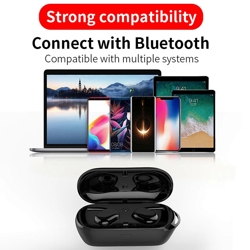 Standby Time 80 Hours Wireless Bluetooth Headset Handsfree Earphone