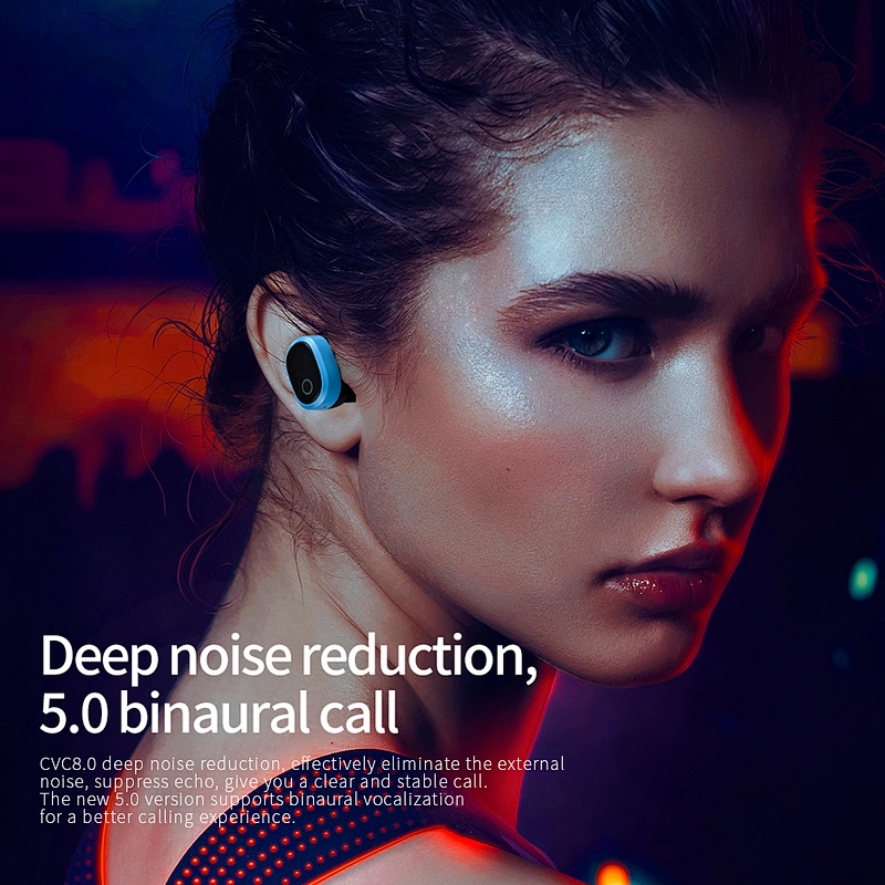 3Hours Playing Time Bluetooth Wireless Headset Earphone