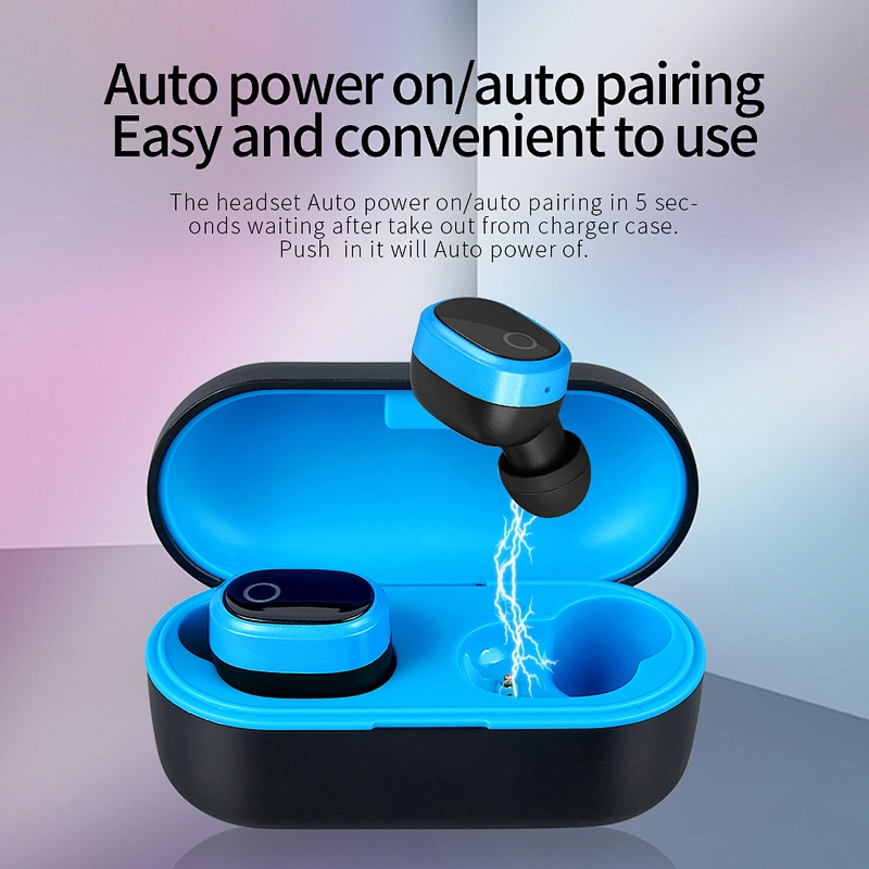 3Hours Playing Time Bluetooth Wireless Headset Earphone