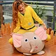 soft funny animal bean bag chair for child