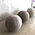 Faux Linen Cover yoga ball chair