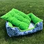 warm plush inner dog bed