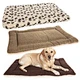 washable pet mattress warm short plush pet mat dog bed