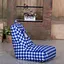 custom printed L shape kids bean bag chair