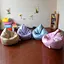 PU leather bean bag sofa for kids