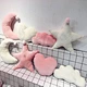 decorative star shape pillow case
