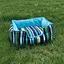 color strip canvas pet bed for cats and small dogs